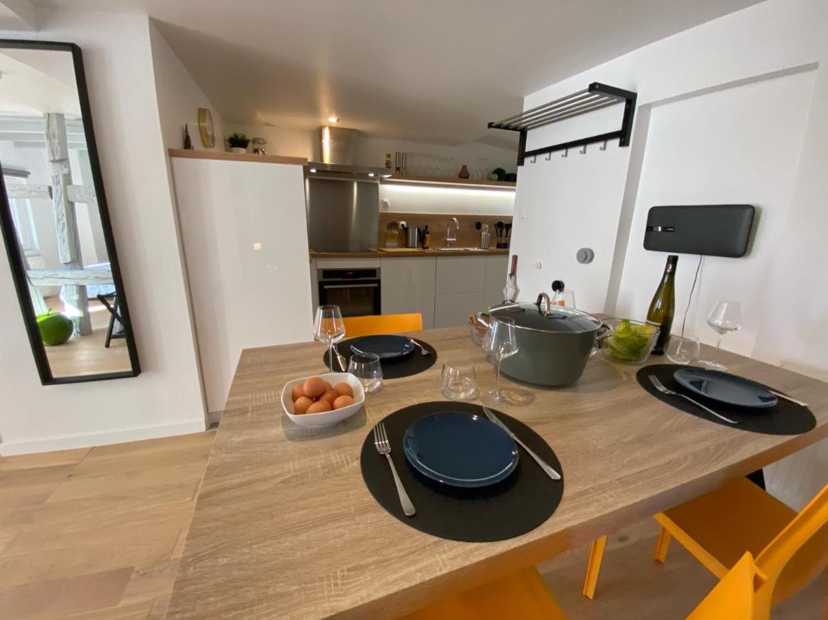 Duplex Le 12 - Appartement Avec Terrasse Dans Le Vignoble - 5 Mn Du Centre De Colmar Wettolsheim Exterior foto